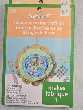 NWT! Creatology  Flower Weaving Craft Kit